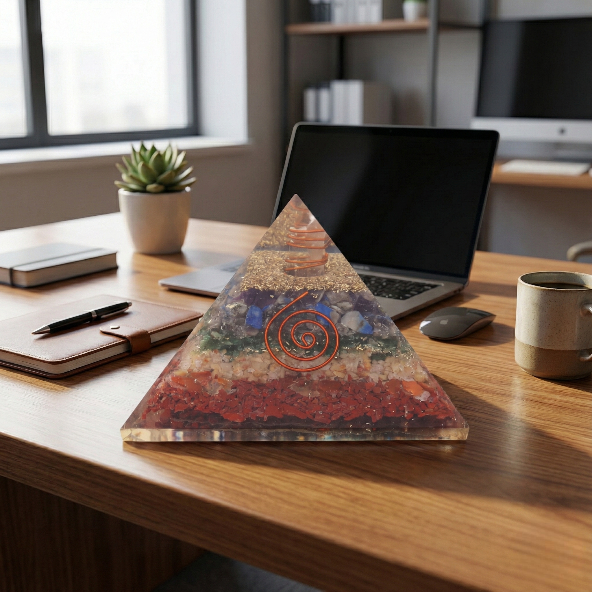 7 Chakra Orgone Generator Pyramid