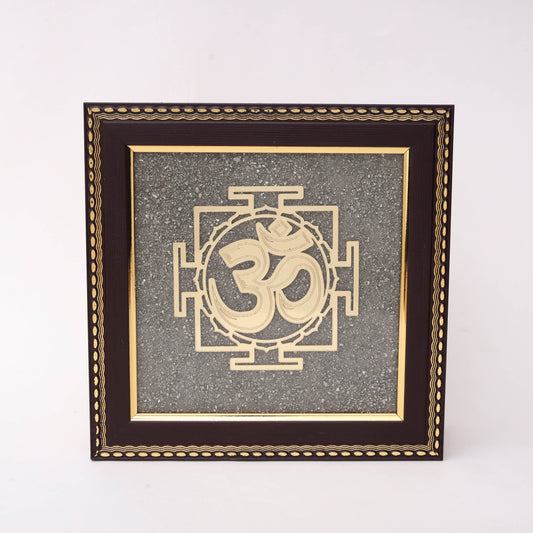 Om Gold Frame
