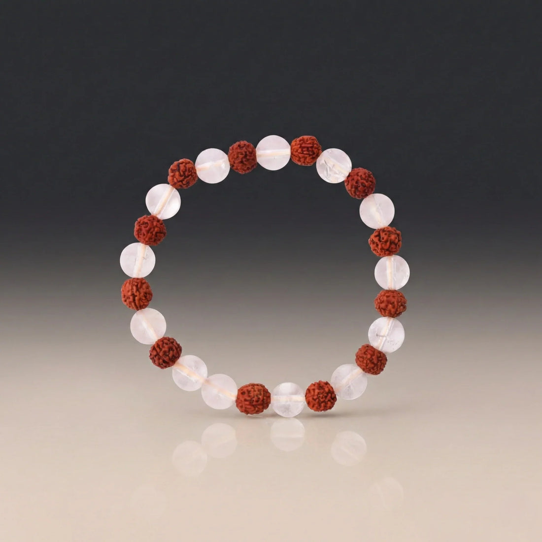 Rudraksha & Sphatik Harmony Bracelet