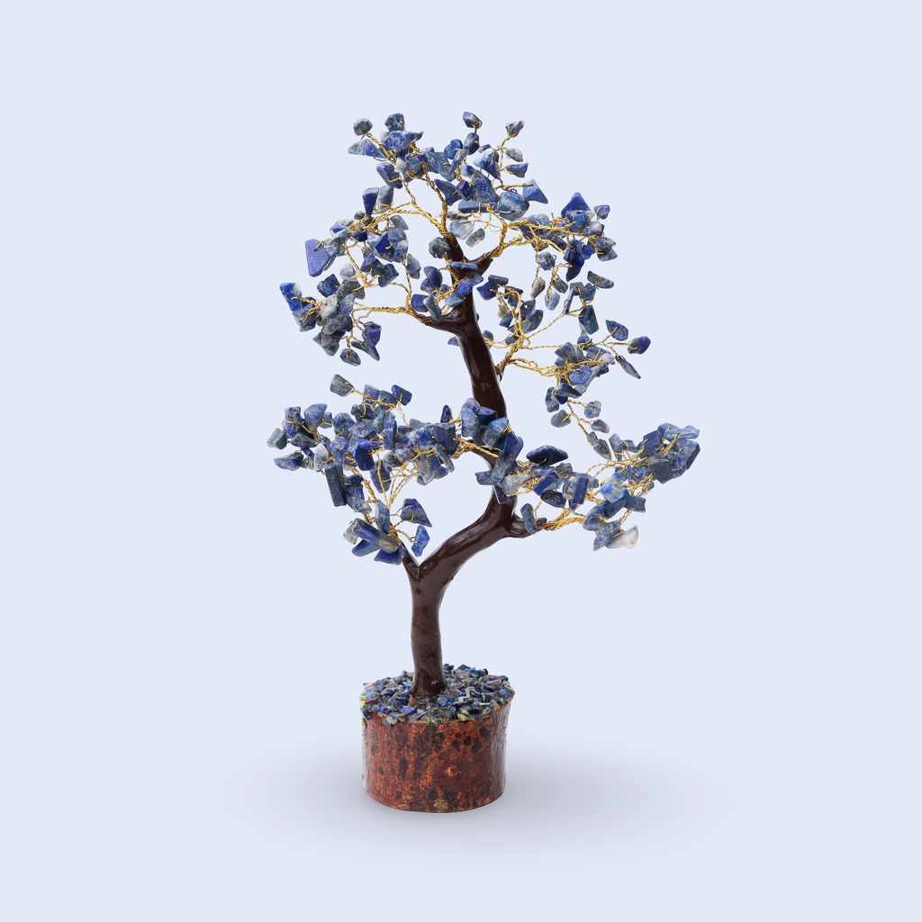 AstroViz Sodalite Crystal Tree Decorative Tabletop Decor