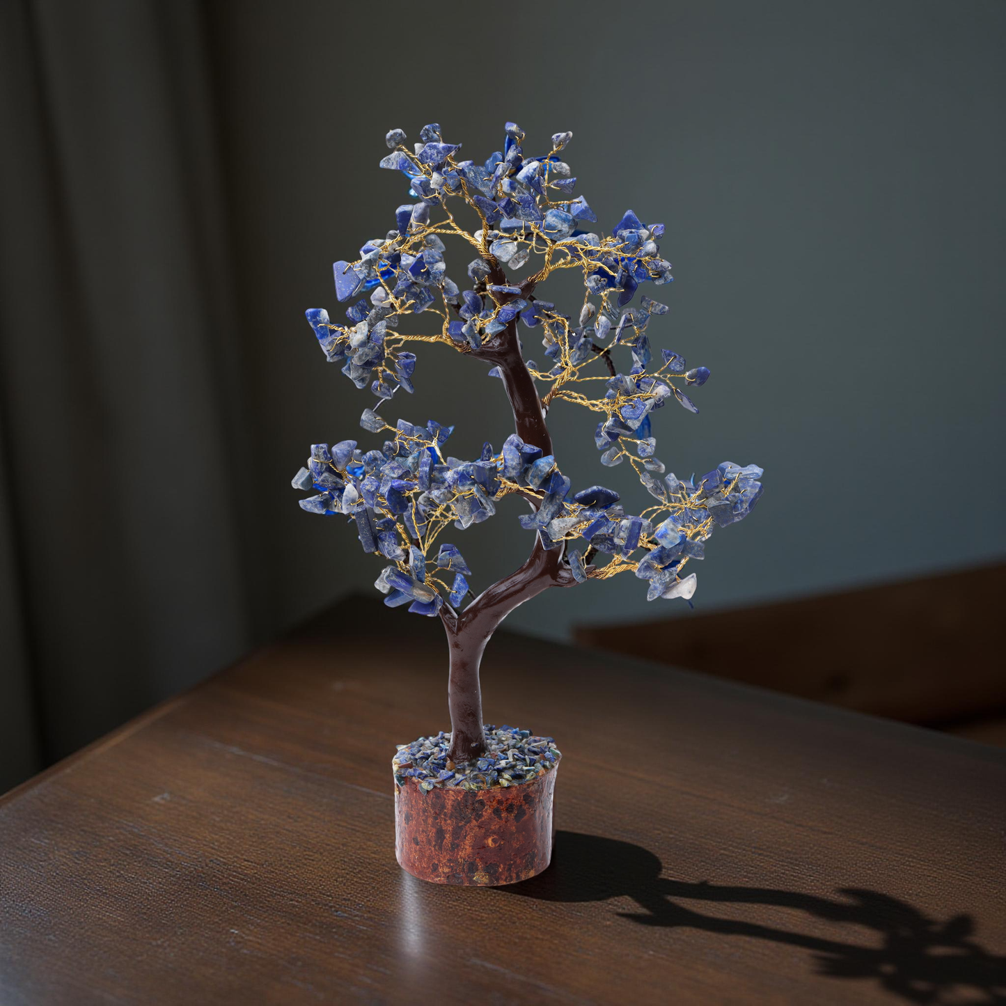 AstroViz Sodalite Crystal Tree Decorative Tabletop Decor