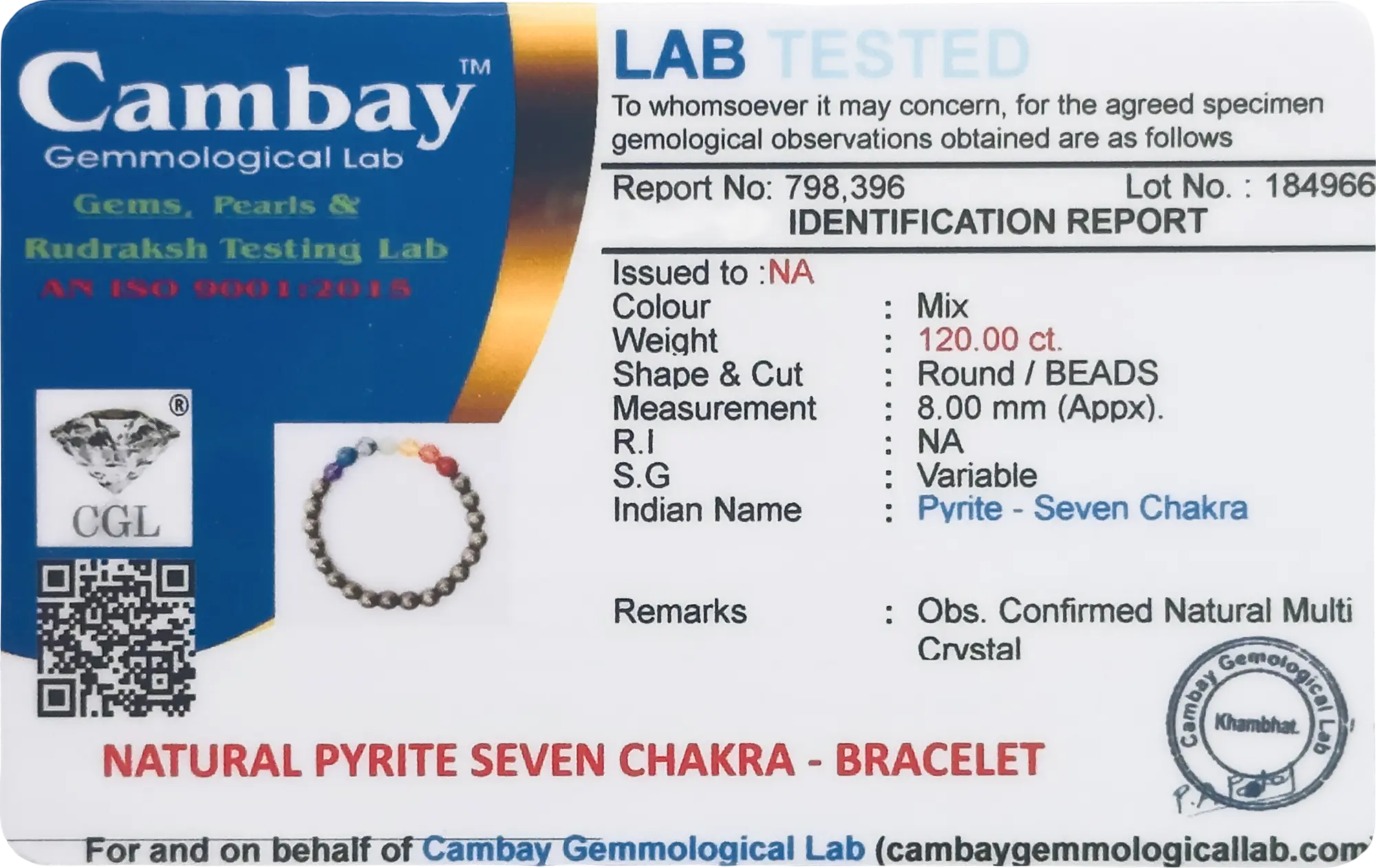 Lab Verified Gemstones