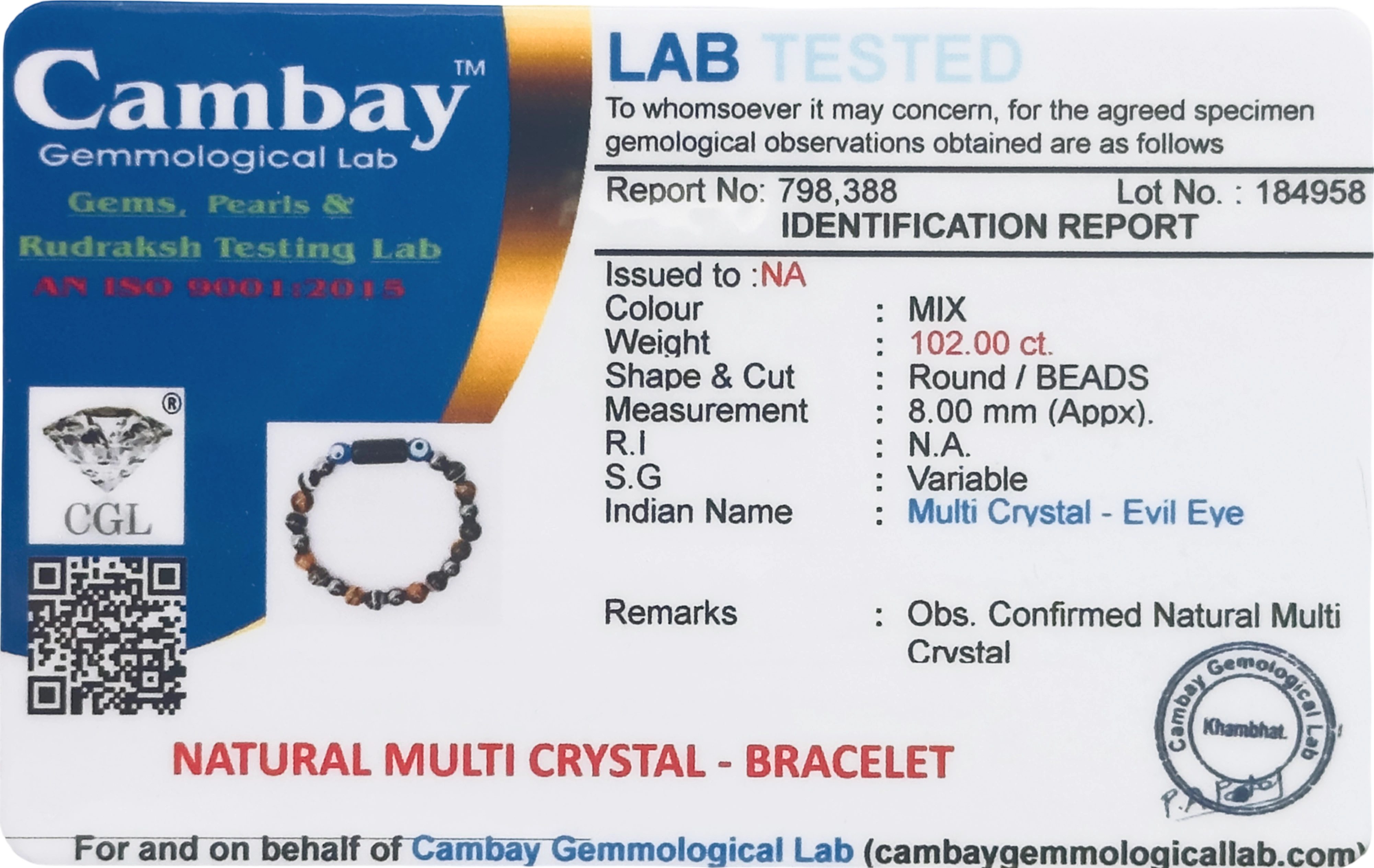 Lab Verified Gemstones