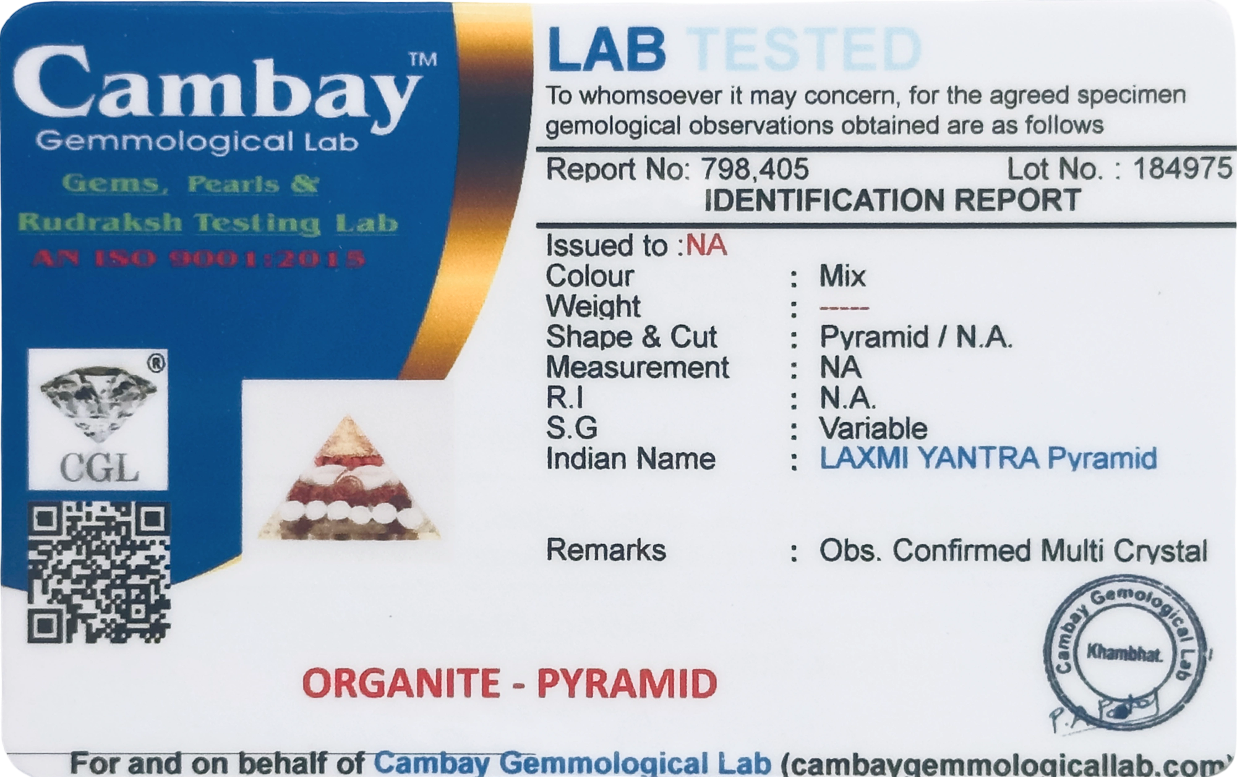 Lab Verified Gemstones