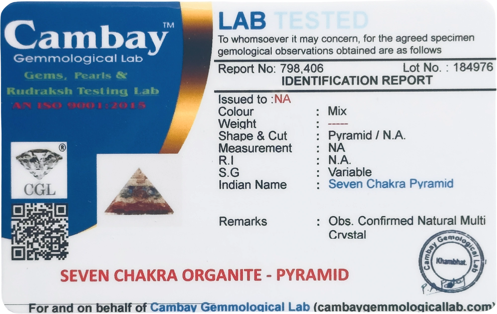 Lab Verified Gemstones