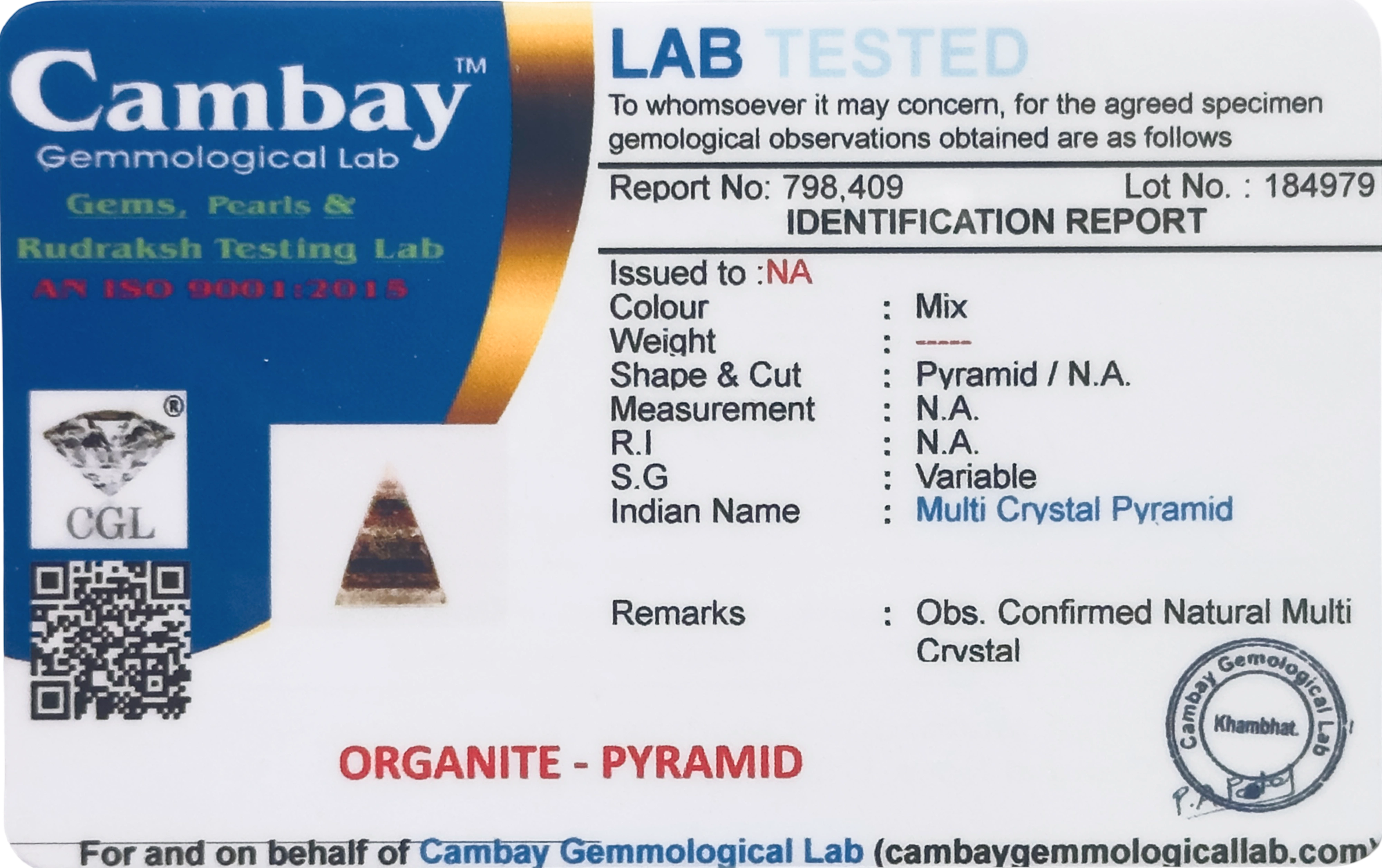 Lab Verified Gemstones