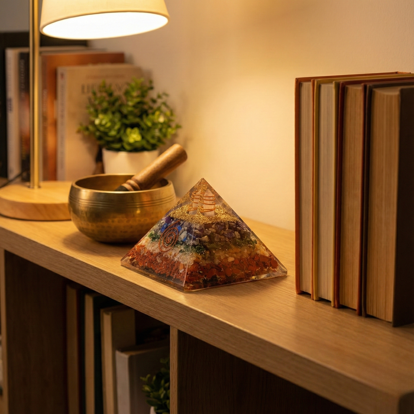 7 Chakra Orgone Generator Pyramid