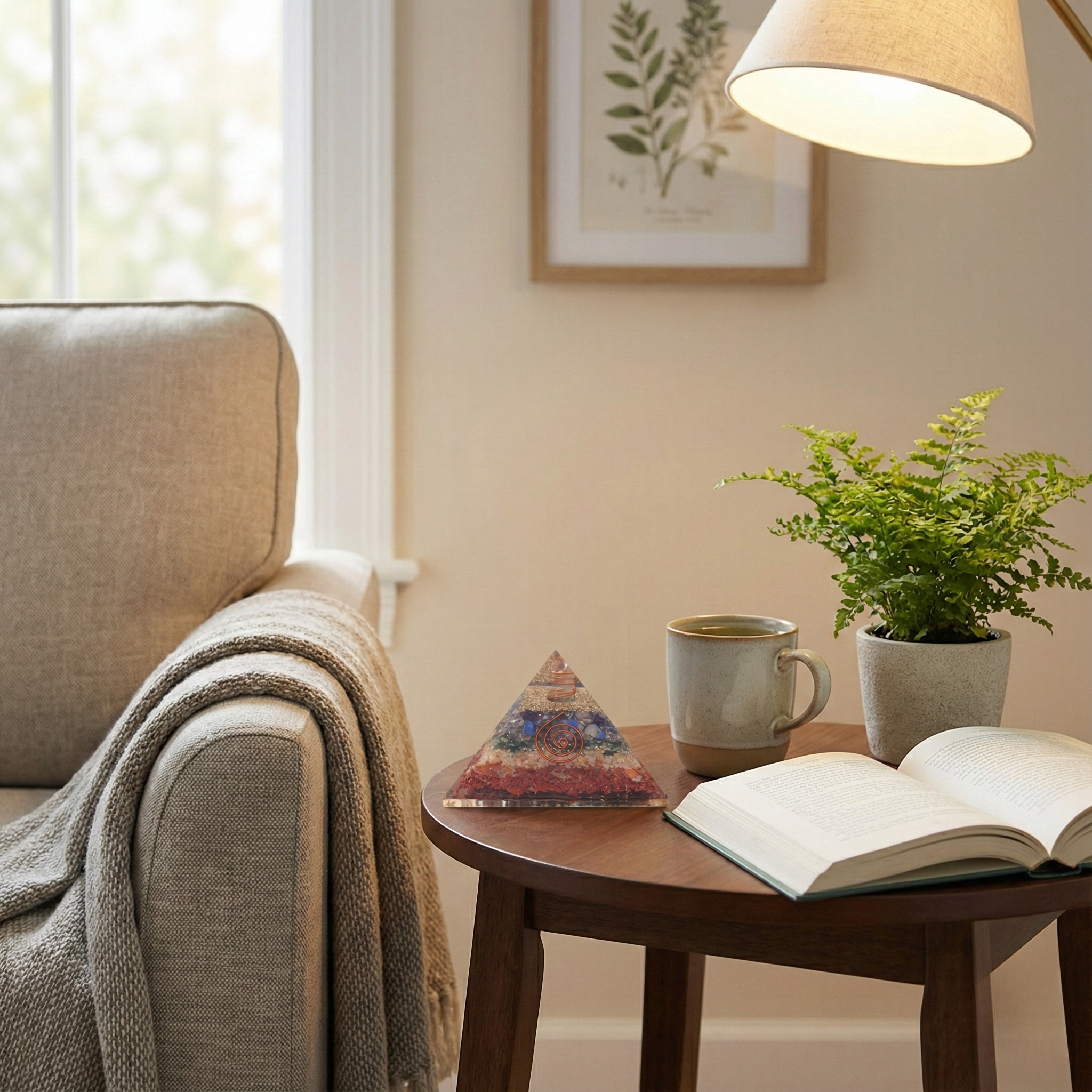 7 Chakra Orgone Generator Pyramid--4