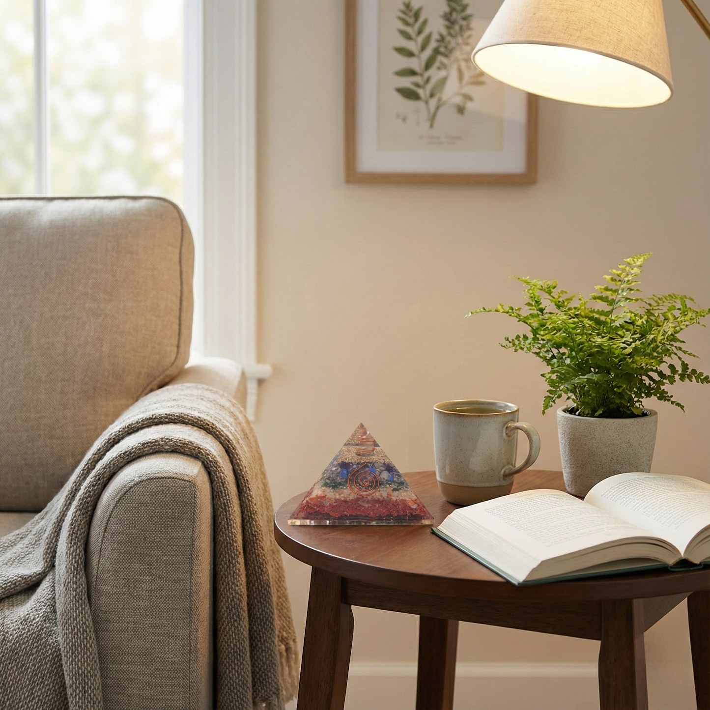 7 Chakra Orgone Generator Pyramid