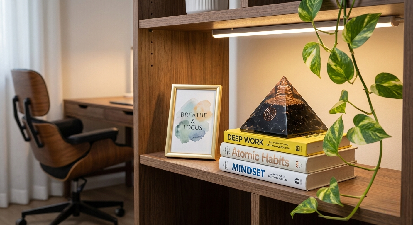 Black Tourmaline Protection & Grounding Orgone Pyramid--2