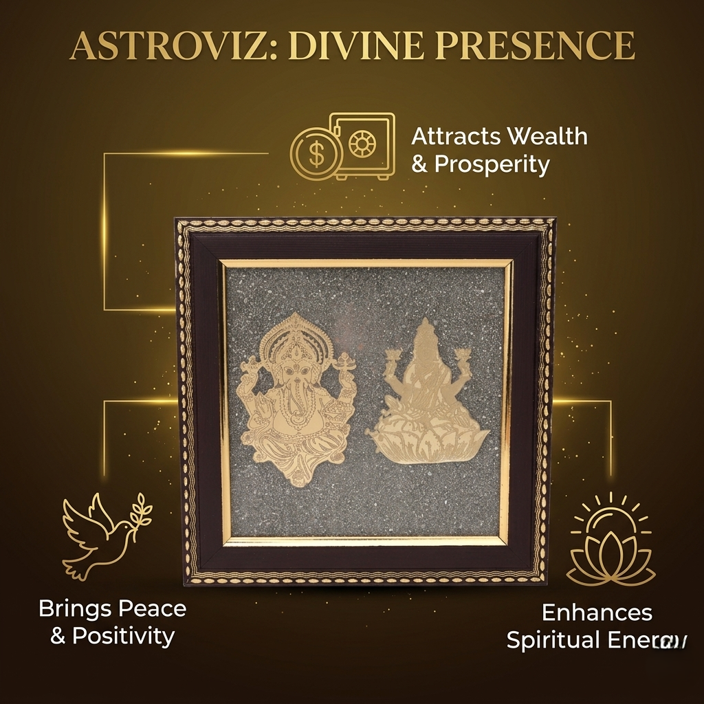 Luxury Ganesha Lakshmi home decor frame--5
