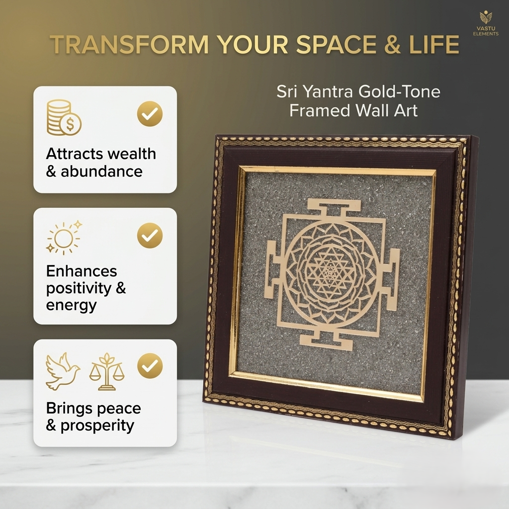 Sacred geometry wall art with wooden frame