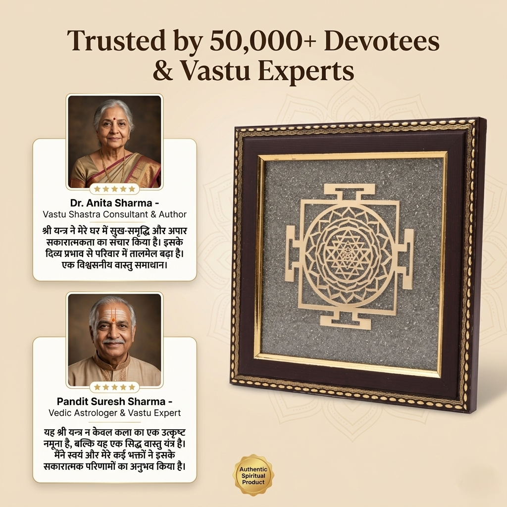 Sri Yantra gold design on textured background--3