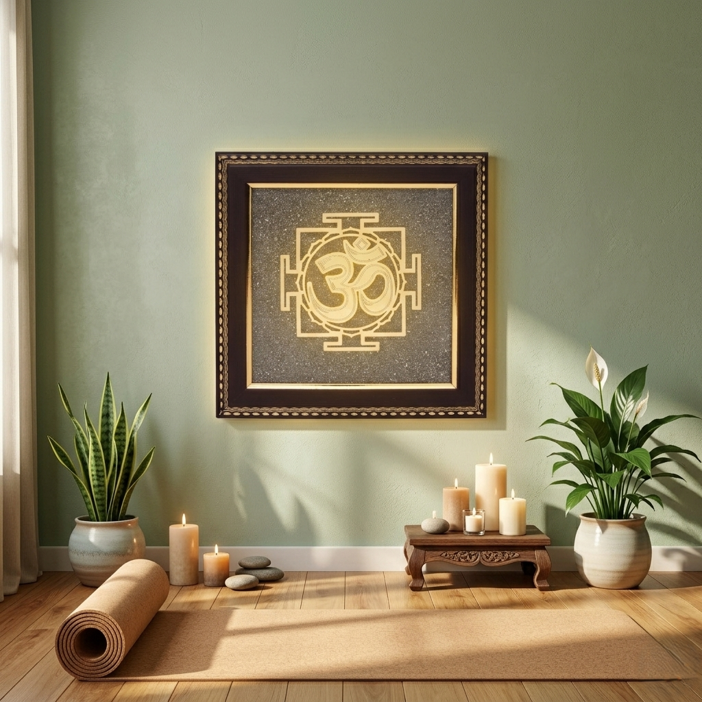 Premium Om yantra wall hanging--6