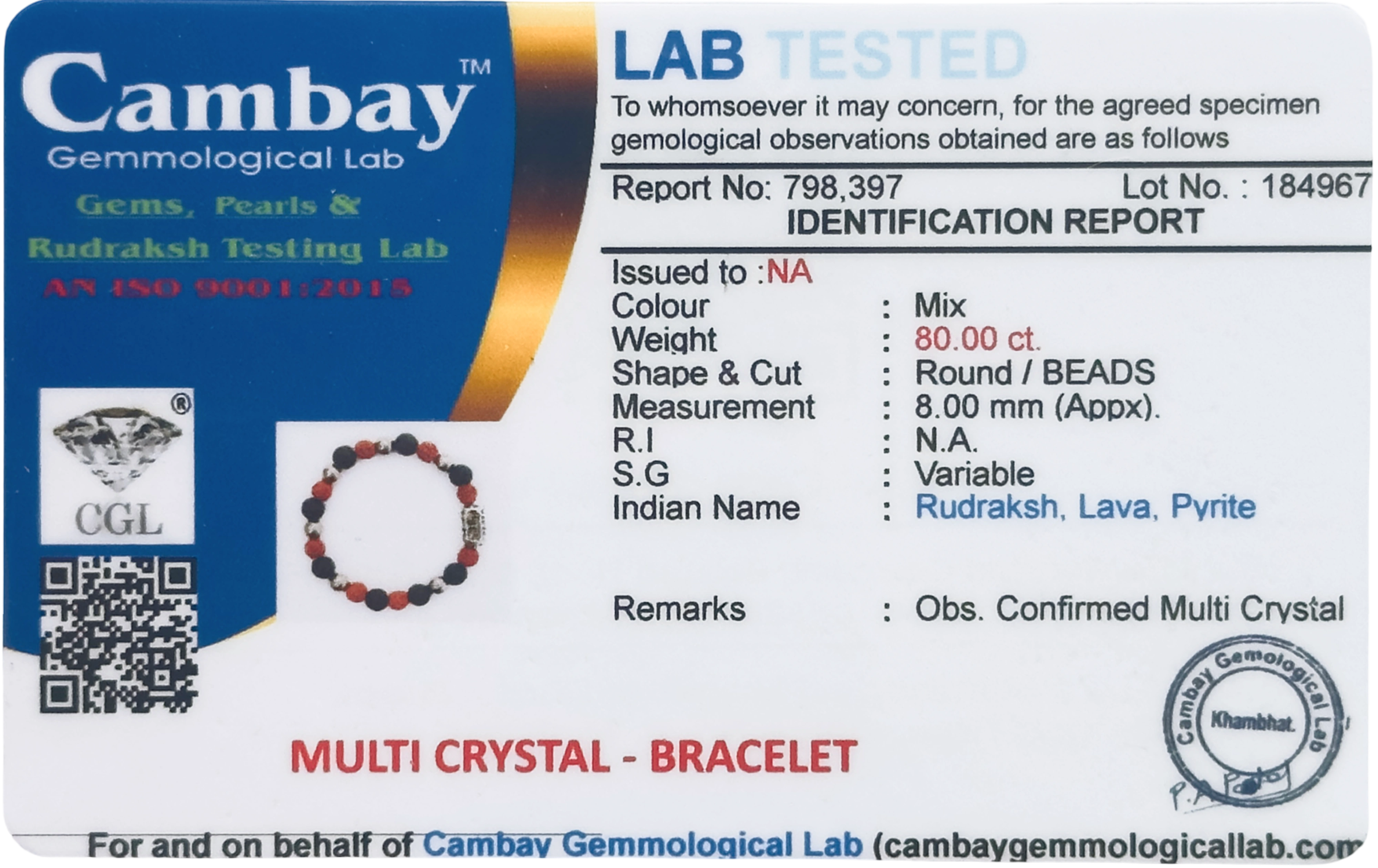 Lab Verified Gemstones