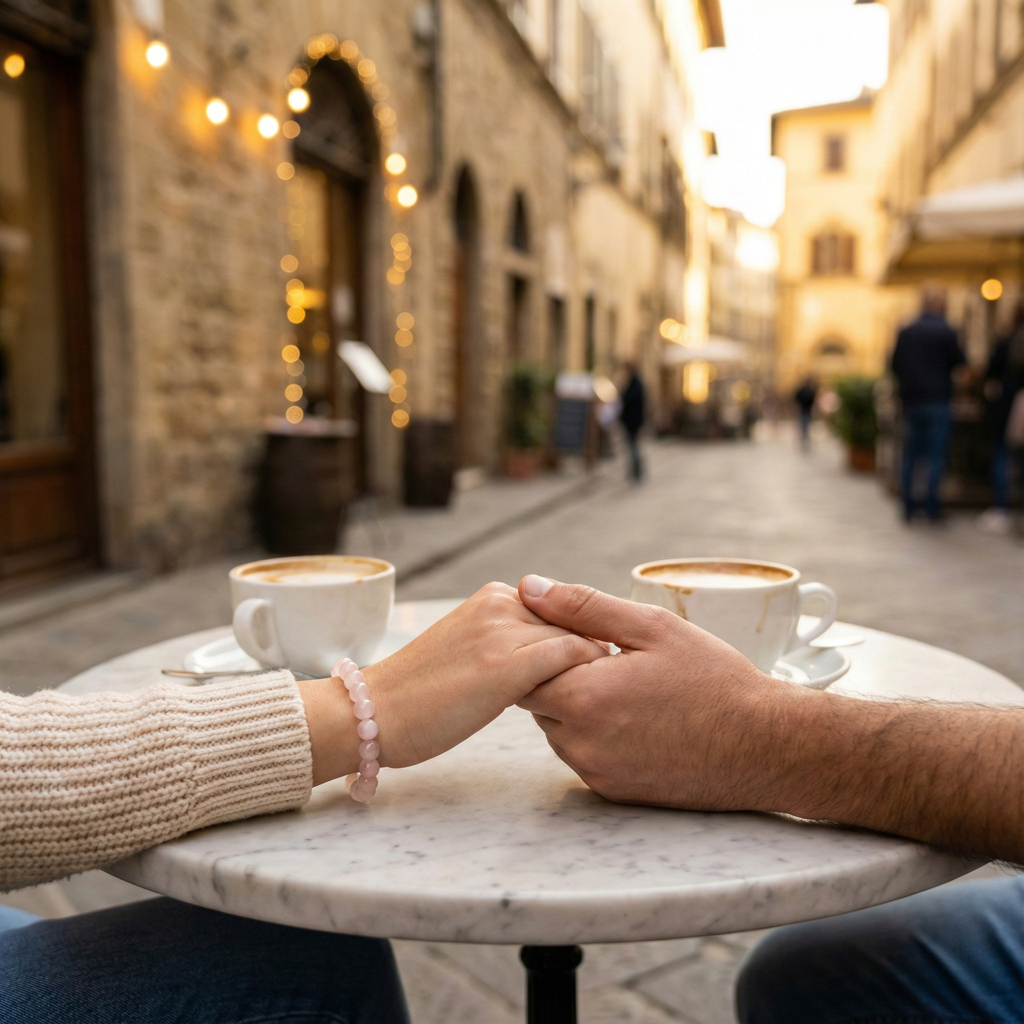 Natural Rose Quartz Bracelet--4