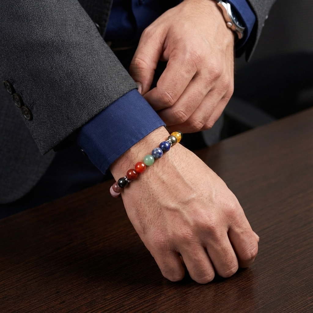 Navgrah & Chakra Gemstone Bracelet--7