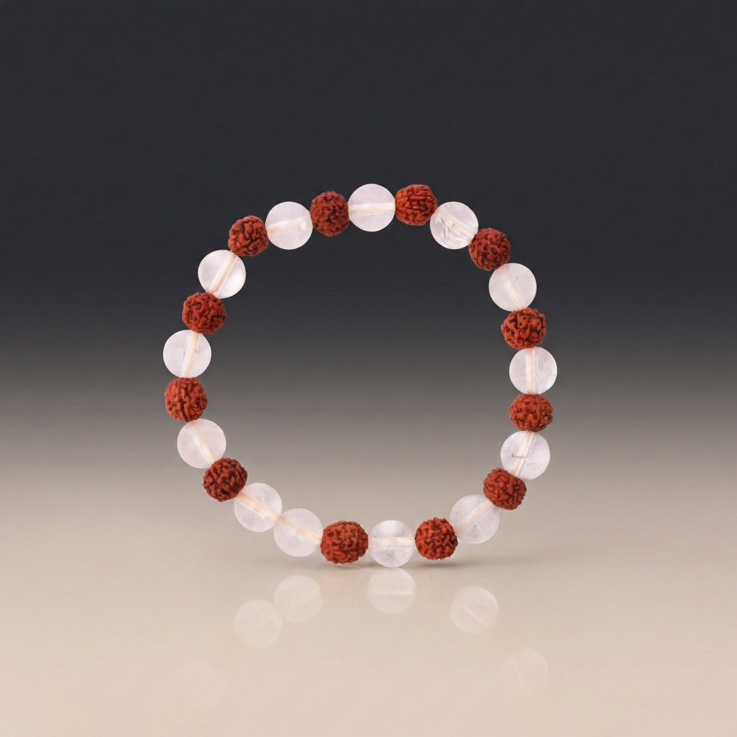 Original Rudraksha & Sphatik Harmony Bracelet