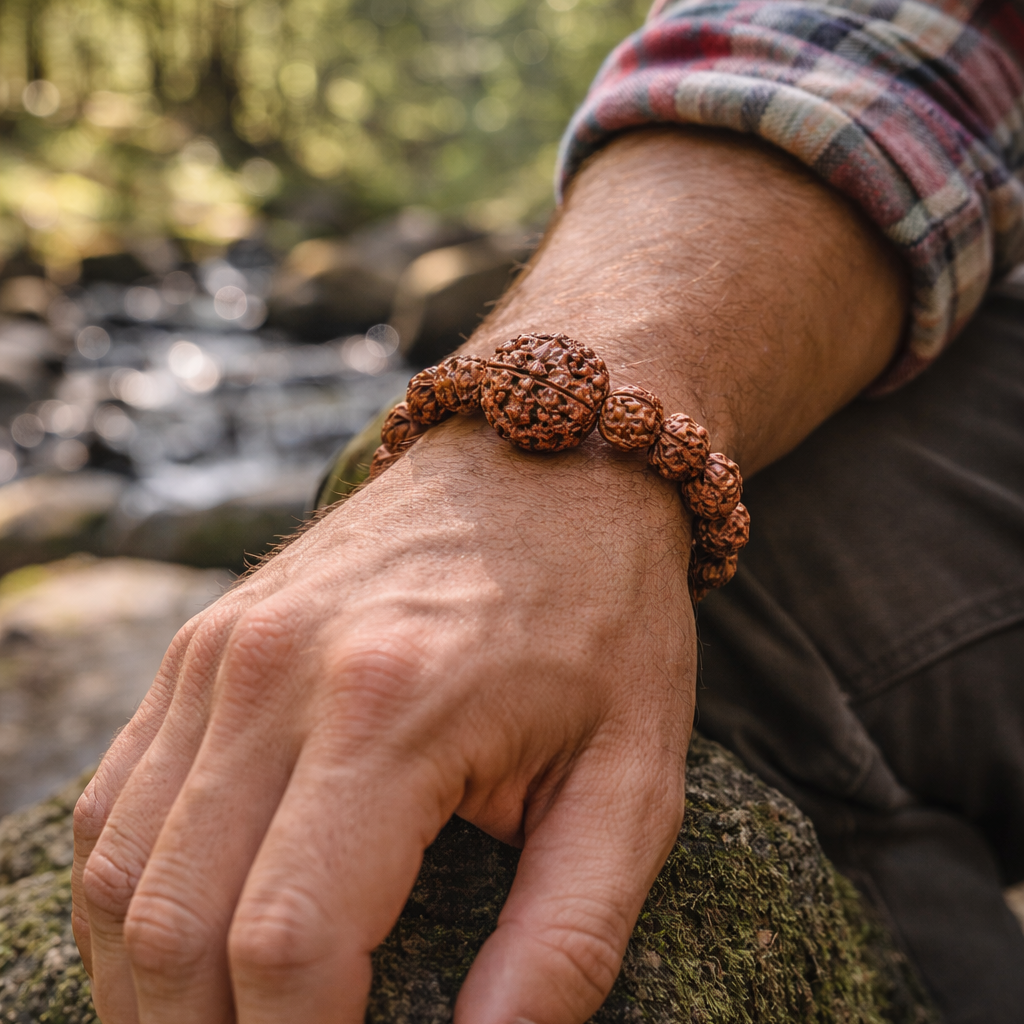 Authentic Rudraksha Bead Bracelet
