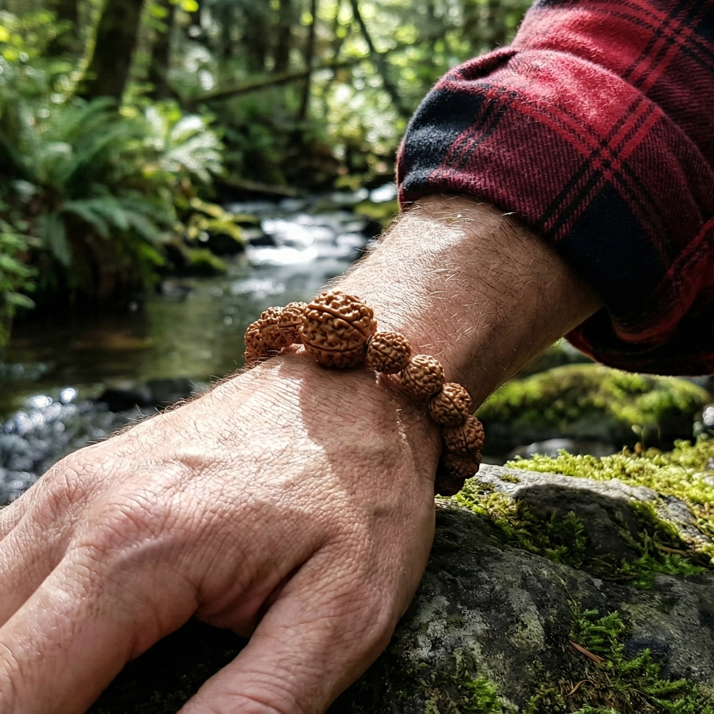 Authentic Rudraksha Bead Bracelet