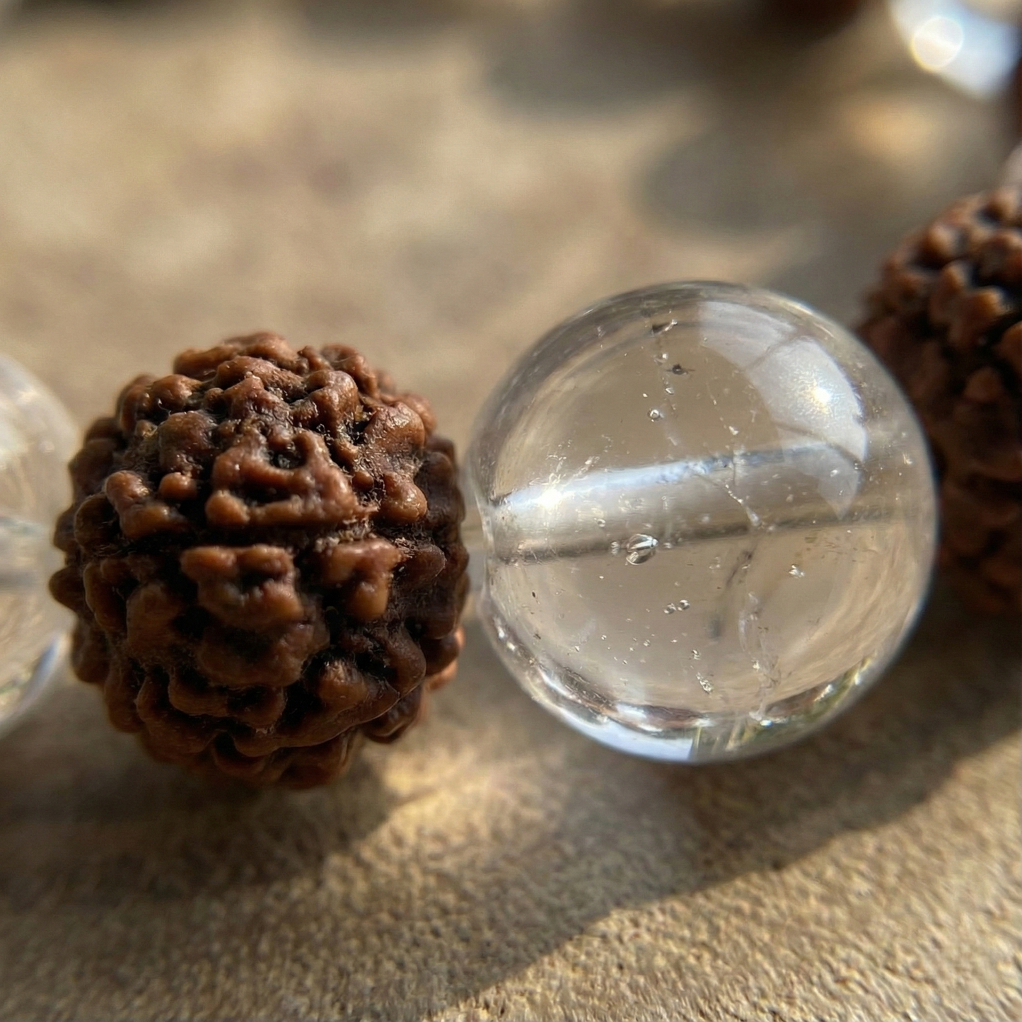 Original Rudraksha & Sphatik Harmony Bracelet