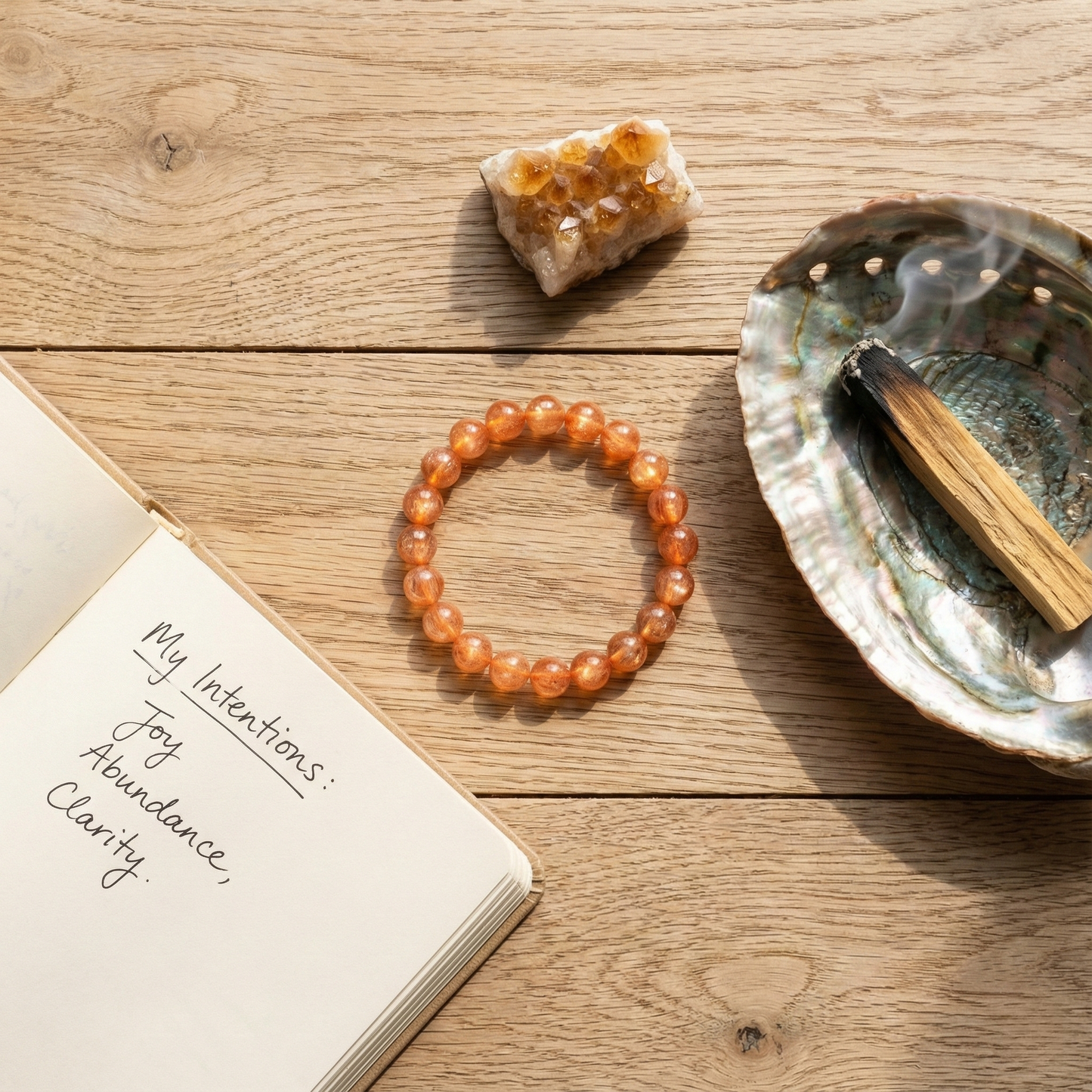 Natural Sunstone Vitality & Joy Bracelet