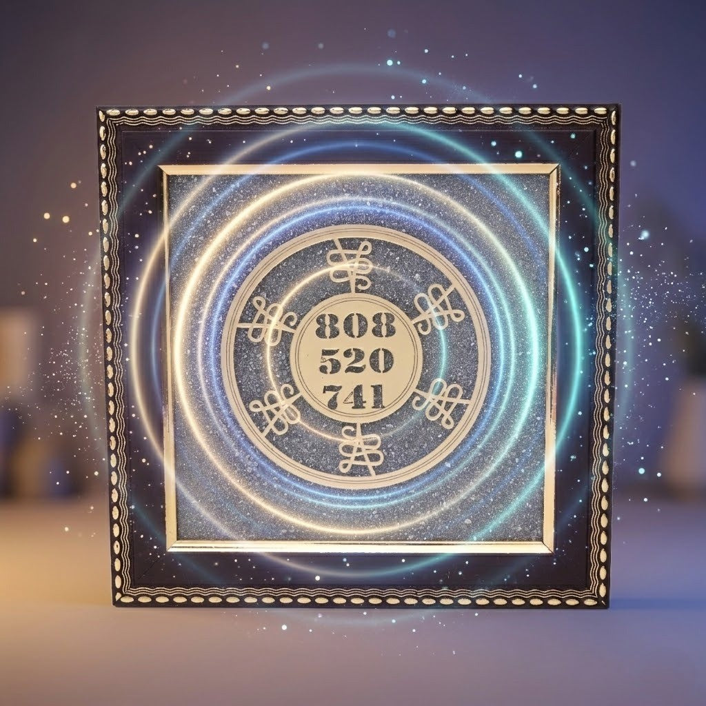 Energy healing frequency wall decor