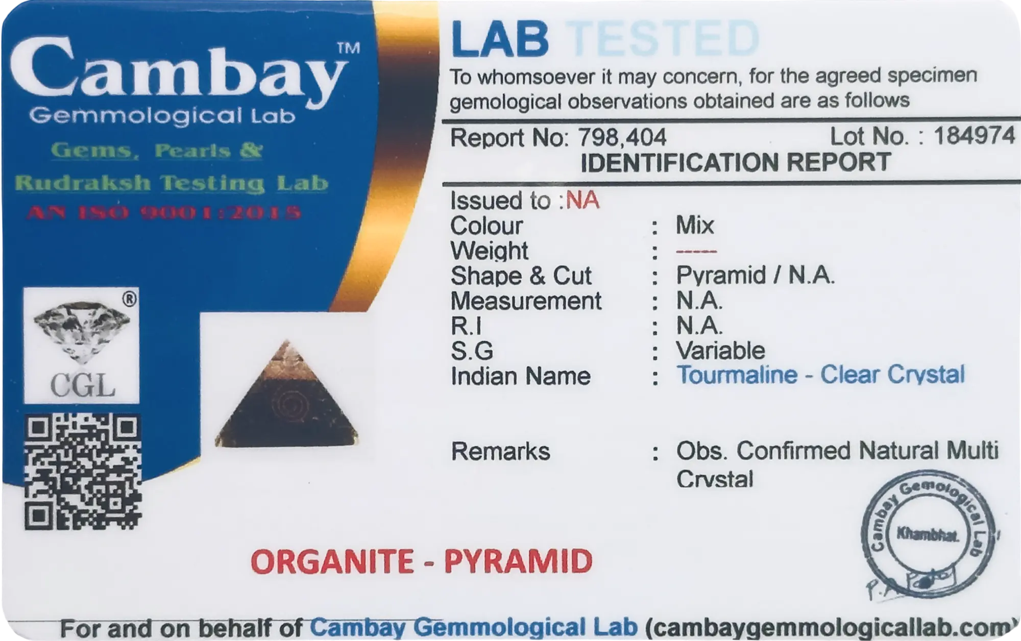Lab Verified Gemstones