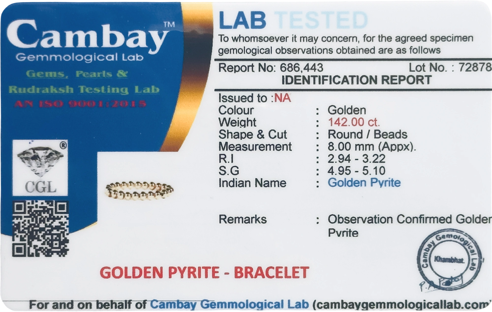 Lab Verified Gemstones