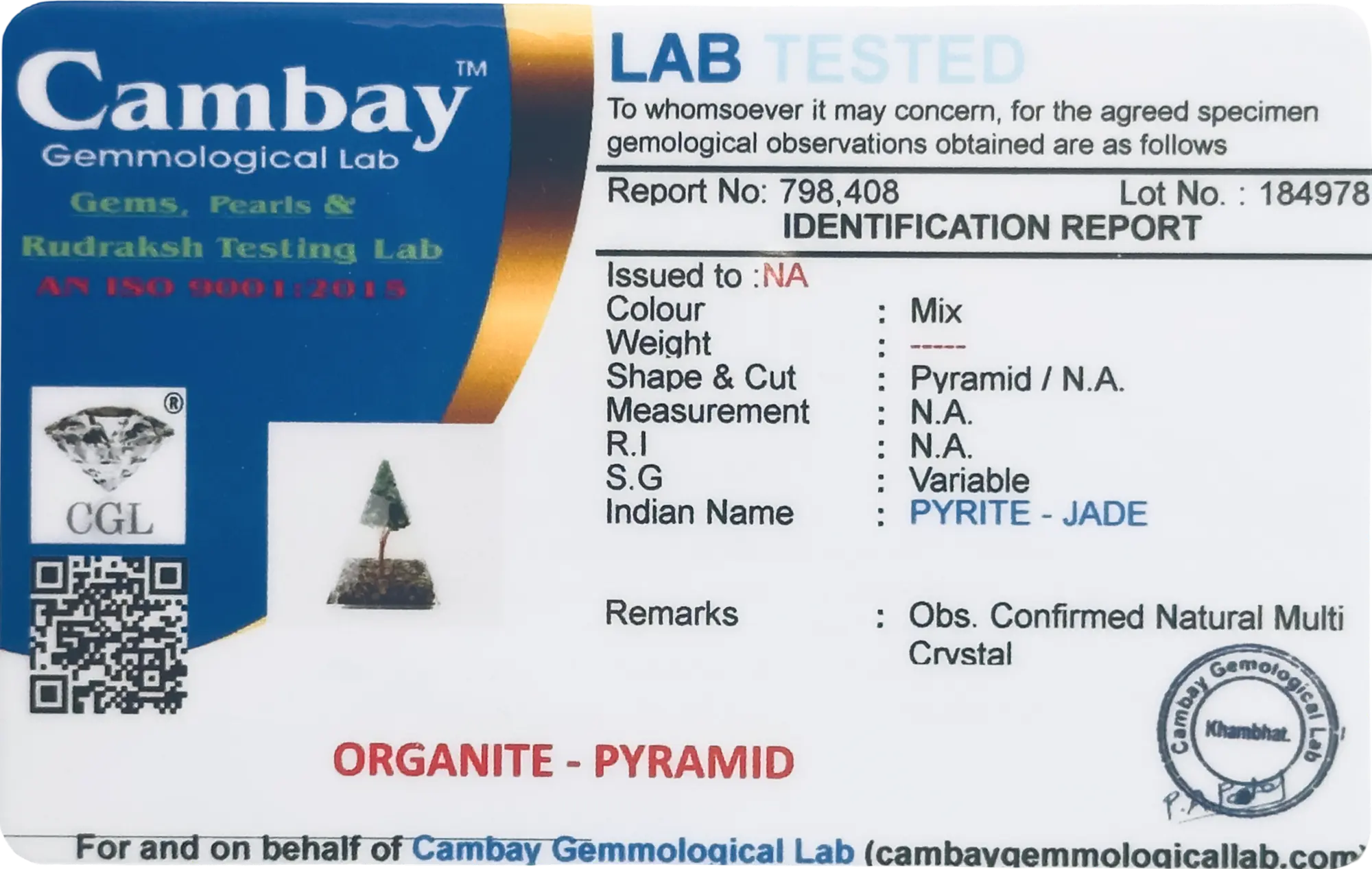 Lab Verified Gemstones