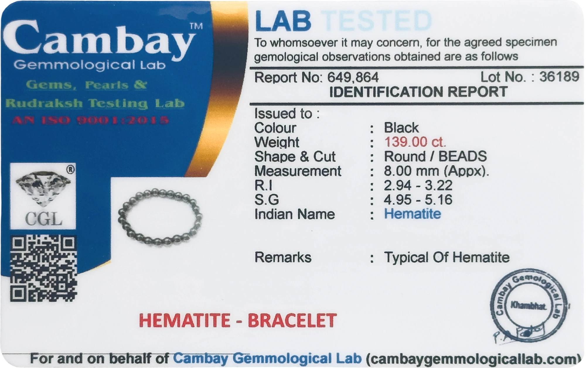 Lab Verified Gemstones