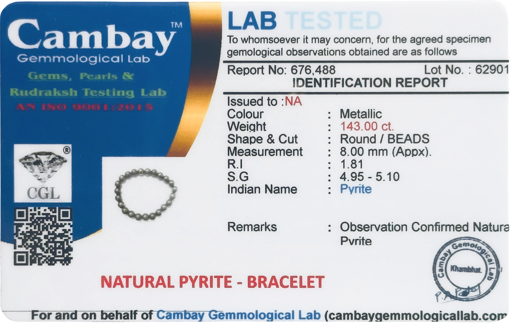 Lab Verified Gemstones