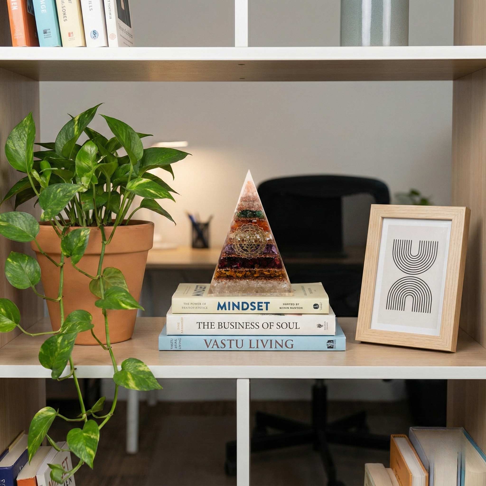 Shri Yantra 7 Chakra Orgone Pyramid--5